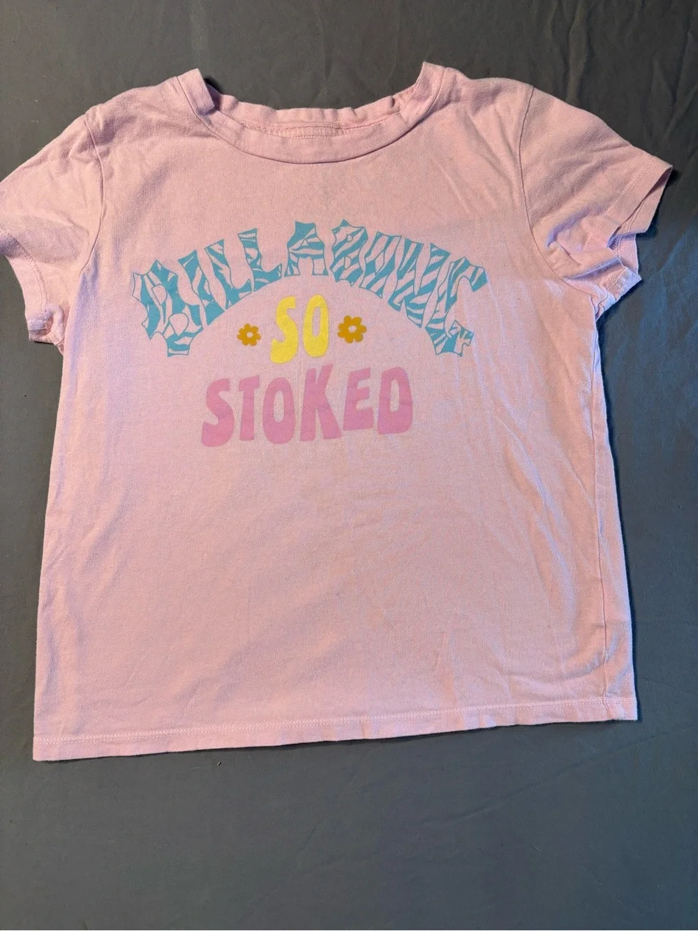 Billabong Girls Pink Shirt Sz M
